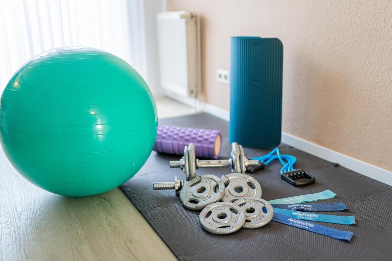 Golden Design Apartment Familie Business 6 Pers Buero Fitnessecke Naehe Messe Dus 1000 Mbit Duisburg Zewnętrze zdjęcie